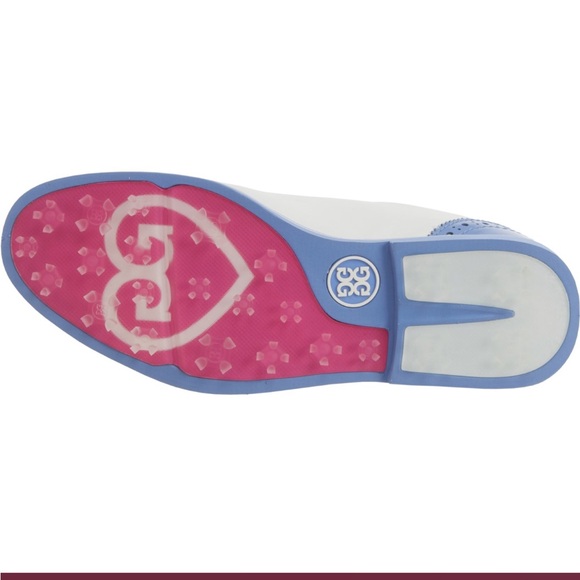 G/FORE Gallivanter Cap-Toe Golf Shoes Color Snow Vista - Picture 6 of 7